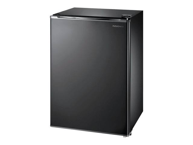 Insignia - 2.6 Cu. Ft. Mini Fridge - Black